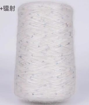 Zacht Pluche Mohair Garen met Pailletten - Kleurrijk Brei-, Haak- en Naaigaren (520g)