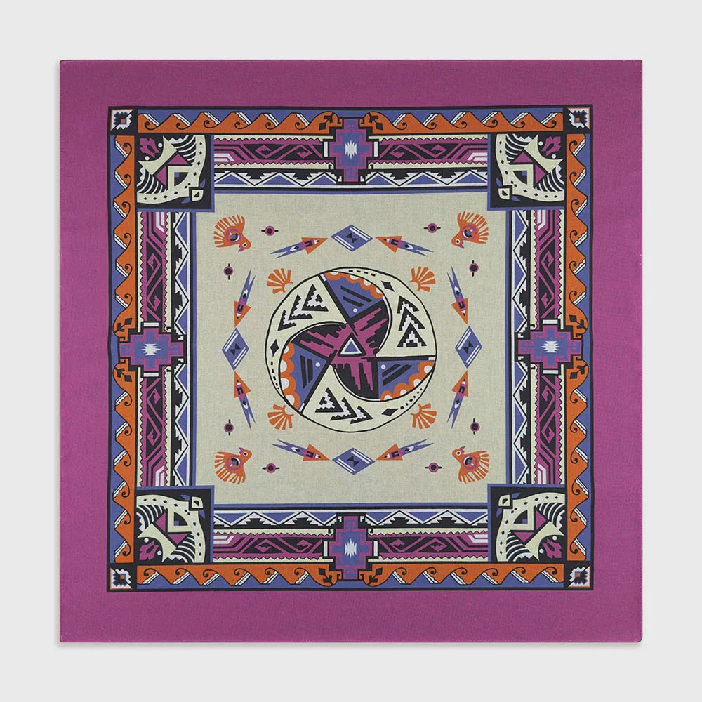 Unisex Katoenen Bandana met Dierenprint & Paisley Motief - Veelzijdig te Dragen
