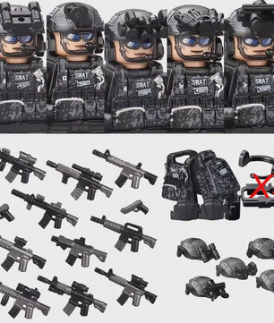 Bouwstenen Militaire Special Forces Commando Figuren met Wapens
