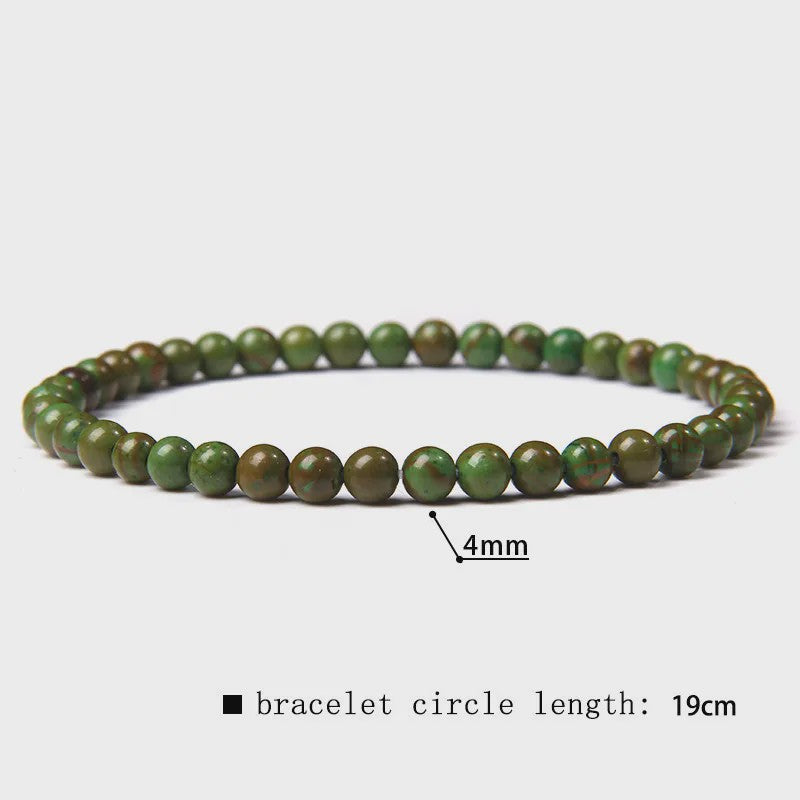 Natuursteen Armband met Kwarts, Kattenoog, Jades & Aquamarijn Kralen - Stretch Bangle voor Dames & Heren