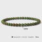 Natuursteen Armband met Kwarts, Kattenoog, Jades & Aquamarijn Kralen - Stretch Bangle voor Dames & Heren