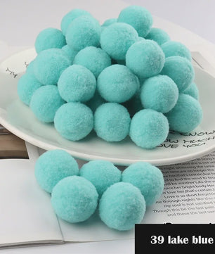 Mix van Zachte Pompoms (8-30mm) voor Knutselen, Decoratie & Speelgoed