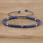 Natuurlijke Blauwe Emperor Steen Kralen Armband - Verstelbaar & Uniek