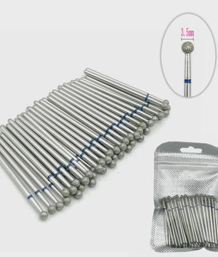 50 Stuks Diamant Freesjes Set - 2.35mm Schacht voor Nagel- en Tandheelkundig Gebruik