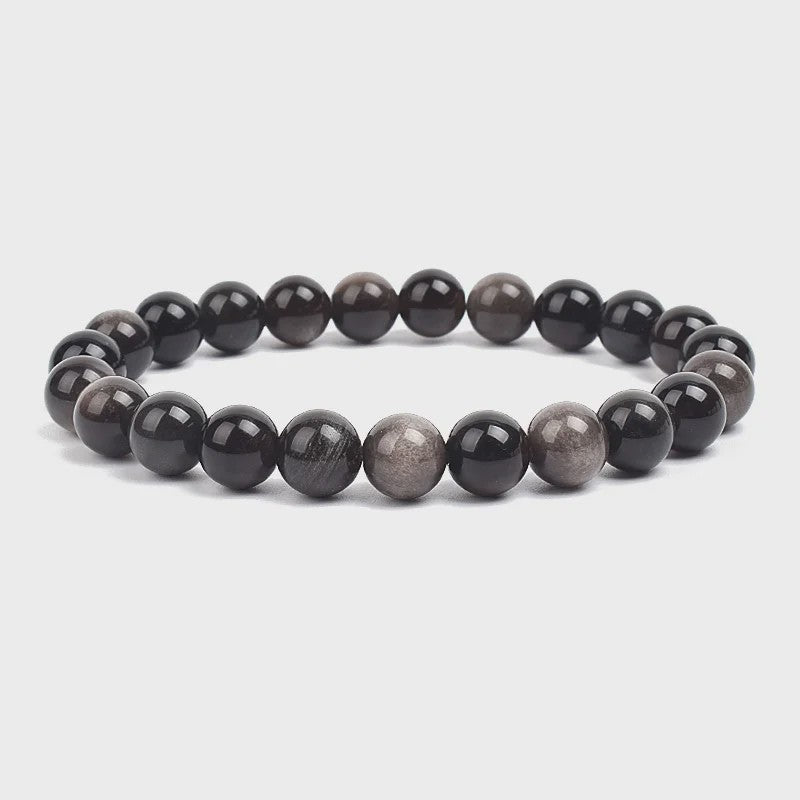Natuurstenen Kralen Armband - Amethist, Aquamarijn, Jade & meer