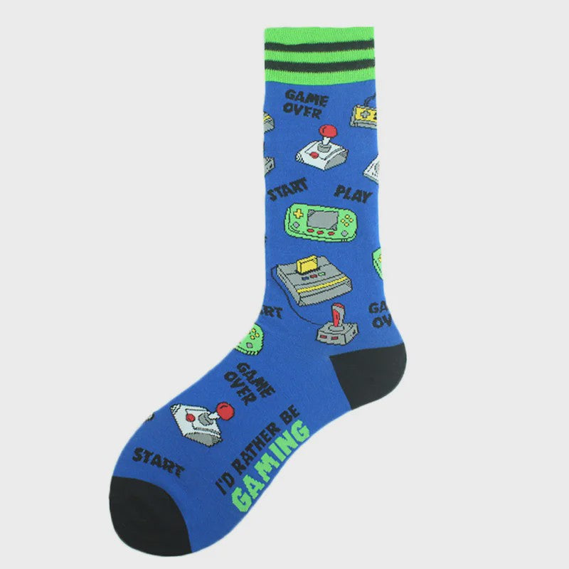 Unisex Happy Socks met Vrolijke Ontwerpen: Dinosaurus, Alien, Haai & Meer