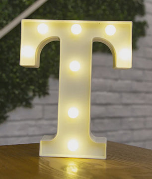 Decoratieve LED Letter & Cijfer Lampen - Creëer Sfeer met Warm Licht