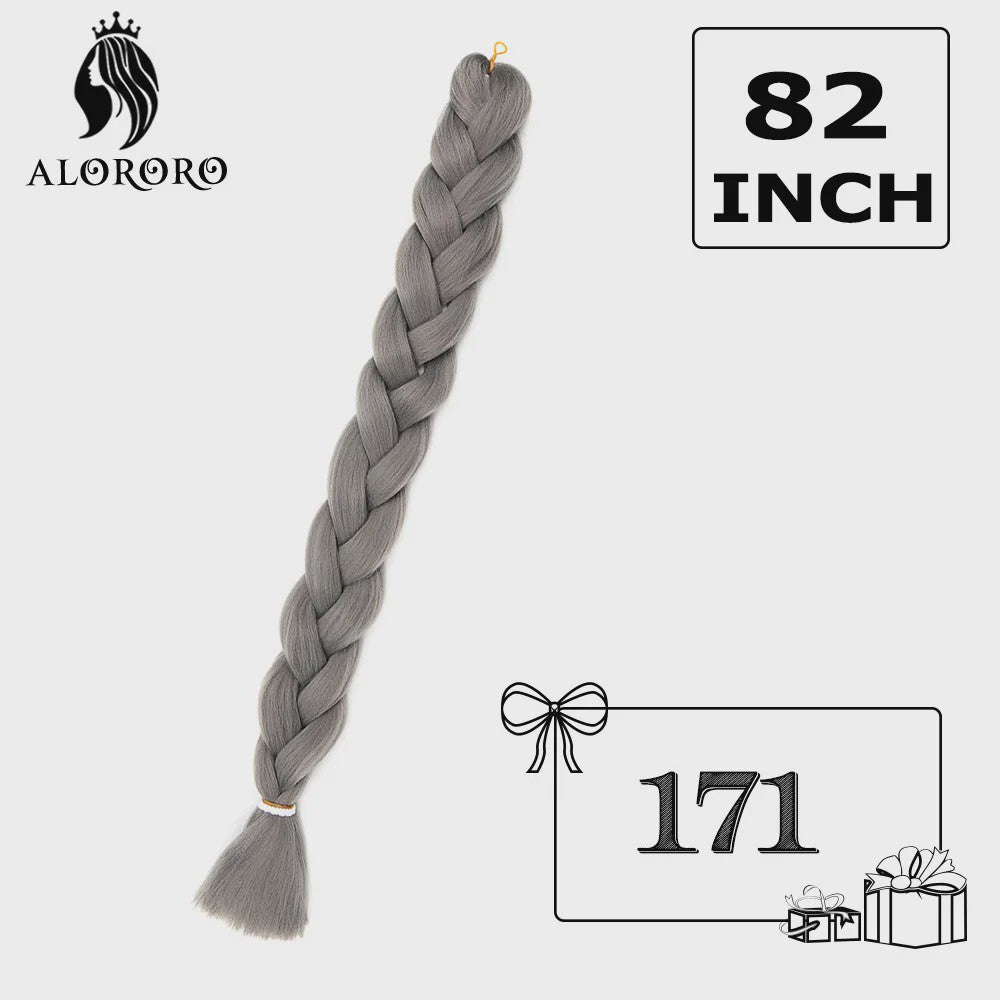 Alororo Jumbo Braids Haarverlenging - 82 Inch Synthetisch Hittebestendig Vlecht Haar