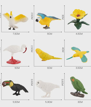 Plastic Dieren Speelgoed Collectie: Zee, Land & Insecten Miniatuur Set voor Kinderen