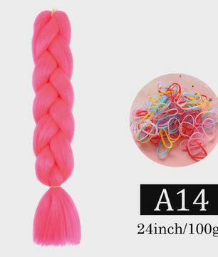 24 Inch Jumbo Braids Haarverlenging - Synthetisch Vlechtkapsel met Ombre Kleuren