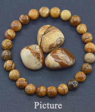 Natuurlijke Blauwe Apatite Kralen Armband - Reiki Energie & Gezondheid