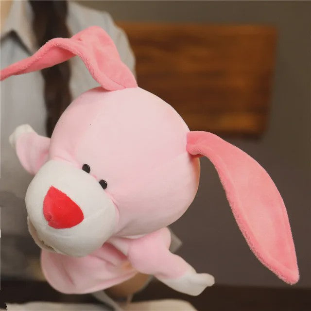 Zachte Pluche Handpoppen - Educatief Speelgoed voor Baby's en Kinderen (Diverse Dieren)