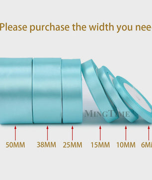 Satijnen Lint 22 Meter - Diverse Breedtes (6mm t/m 50mm) voor Decoratie & Knutselen