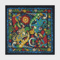 Unisex Katoenen Bandana met Dierenprint & Paisley Motief - Veelzijdig te Dragen