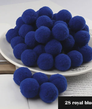 Mix van Zachte Pompoms (8-30mm) voor Knutselen, Decoratie & Speelgoed