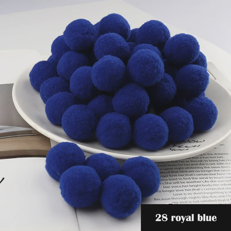 Mix van Zachte Pompoms (8-30mm) voor Knutselen, Decoratie & Speelgoed