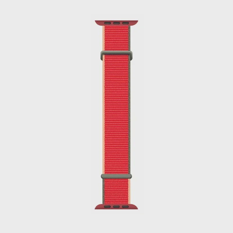 Nylon Sportband voor Apple Watch (38-49mm) - Ademend & Verstelbaar met Klittenband