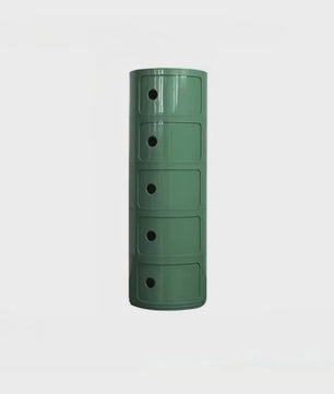 Moderne Ronde Nachtkastje - Minimalistisch Plastic Bijzetkastje