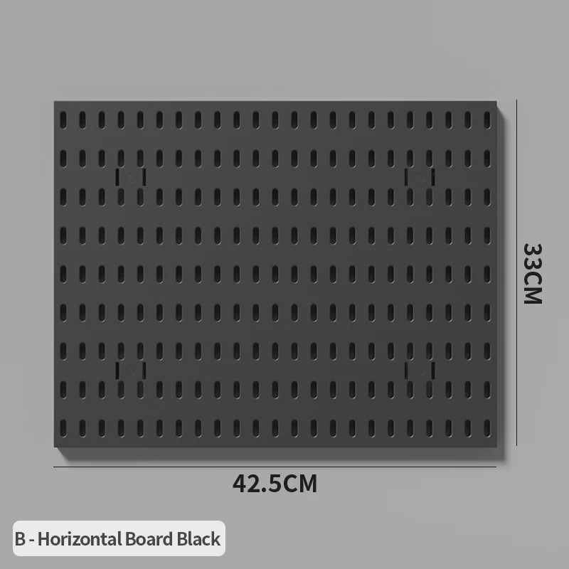 Modulaire Bureau Pegboard Organizer - Wandmontage, Staand & Clip-on