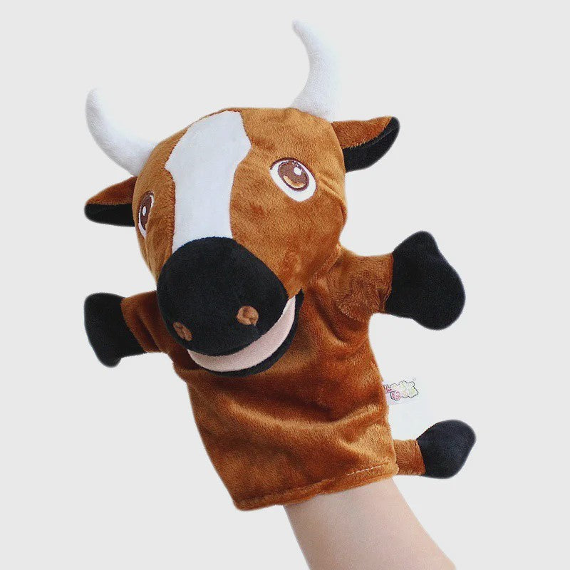 Zachte Pluche Handpoppen - Educatief Speelgoed voor Baby's en Kinderen (Diverse Dieren)