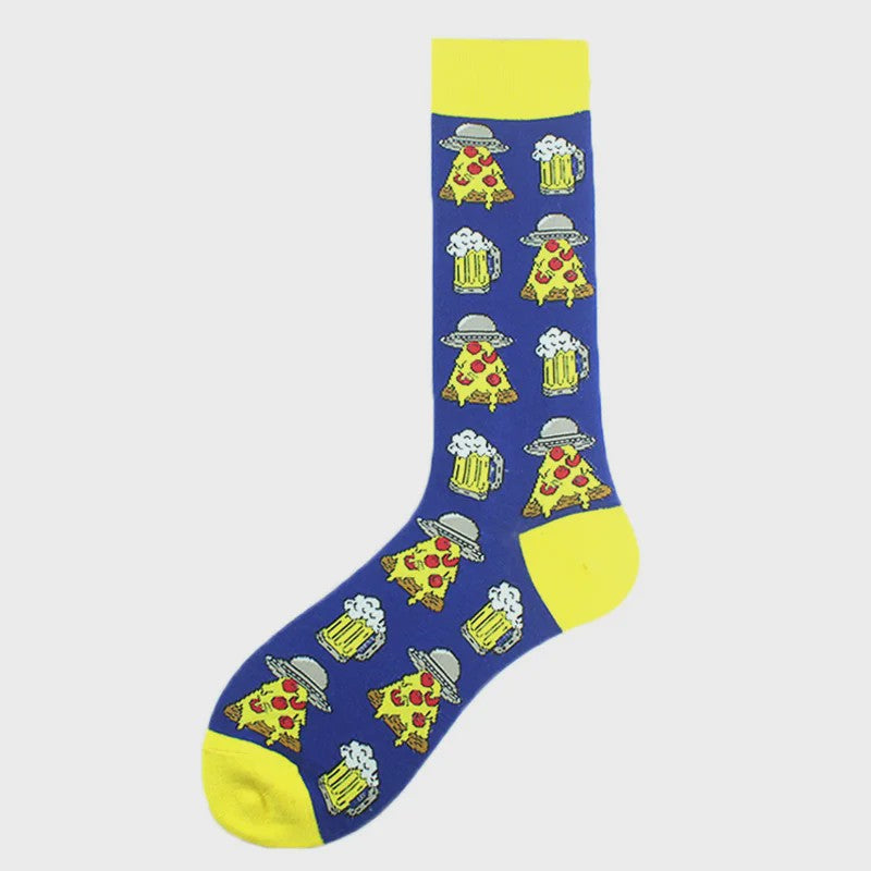 Unisex Happy Socks met Vrolijke Ontwerpen: Dinosaurus, Alien, Haai & Meer