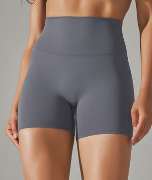 Dames Sportshorts Hoge Taille Squat Proof - Sneldrogend voor Yoga, Fitness & Fietsen