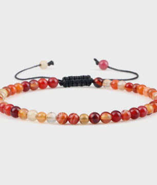 Natuurlijke 4mm Kralen Armbanden - Agate & Onyx - Yoga, Gebed & Stijlvol