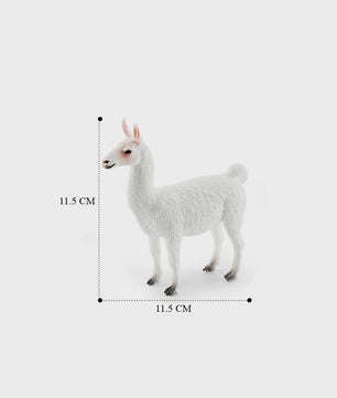Realistische Alpaca & Kameel Figuren Set - Handgeschilderd, Educatief Speelgoed