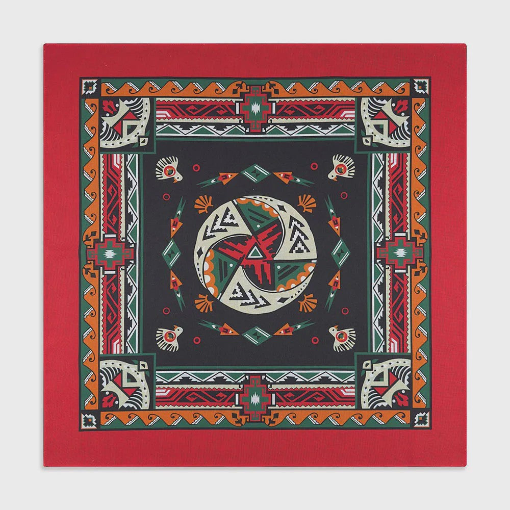 Unisex Katoenen Bandana met Dierenprint & Paisley Motief - Veelzijdig te Dragen