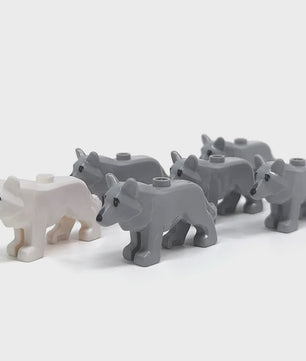 Bouwstenen Dierenpark Scene - Katten, Honden, Vogels, Varkens & Meer - DIY Speelgoed Bakstenen
