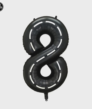 Grote Raceauto Nummer Ballonnen Set - Perfect voor Verjaardagen en Feesten