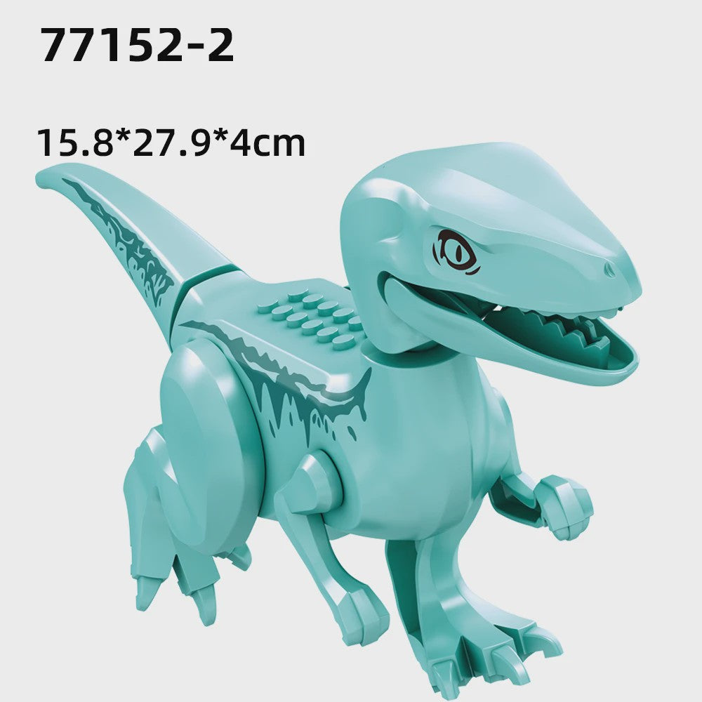 Grote Bouwblok Dinosaurus Speelgoed - Indominus Rex & Tyrannosaurus Rex Modellen