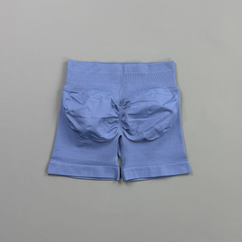 HISTELLO Seamless Biker Shorts Dames - Low Waist Scrunch Butt voor Fitness & Yoga
