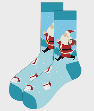 Vrolijke Kerstsokken Heren - Katoen - Feestelijke Patronen