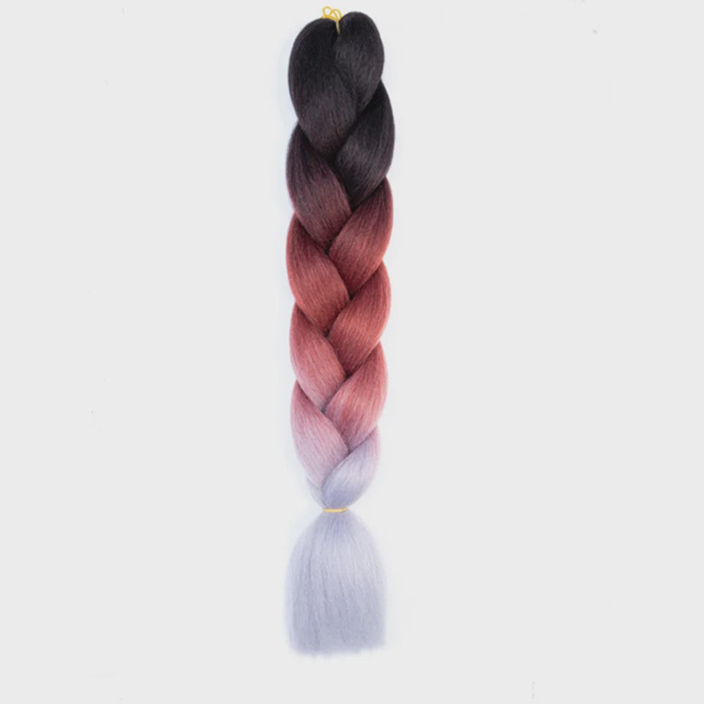 24 Inch Jumbo Braiding Hair Synthetisch Haar Ombre Crochet Braid Extensions voor Dames