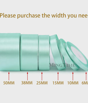 Satijnen Lint 22 Meter - Diverse Breedtes (6mm t/m 50mm) voor Decoratie & Knutselen