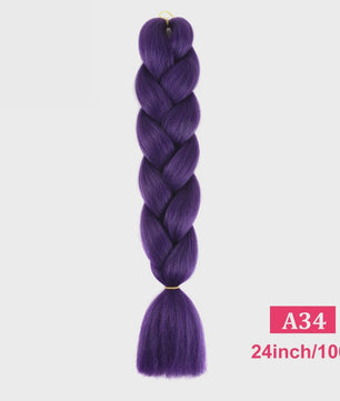 24 Inch Jumbo Braids Haarverlenging - Synthetisch Vlecht Haar in Kleurrijke Tinten