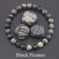 Natuurlijke Blauwe Apatite Kralen Armband - Reiki Energie & Gezondheid