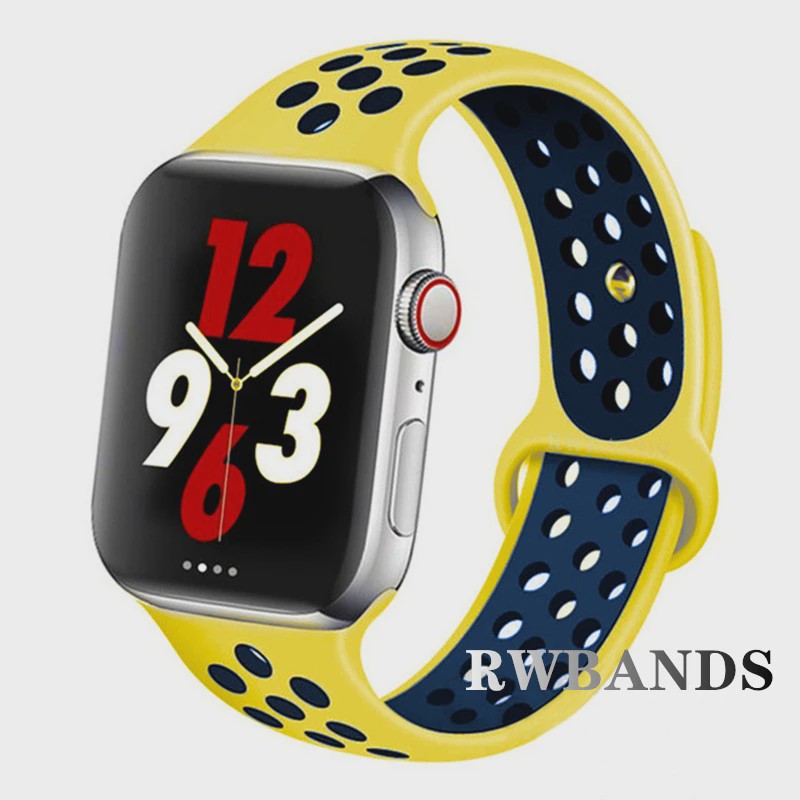 Ademende Sportband voor Apple Watch (38-49mm) - Comfortabele Vervangingsband