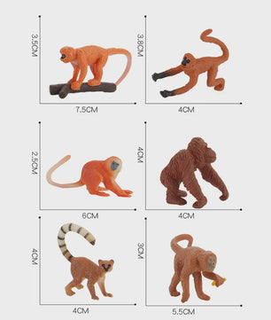 Plastic Dieren Speelgoed Collectie: Zee, Land & Insecten Miniatuur Set voor Kinderen