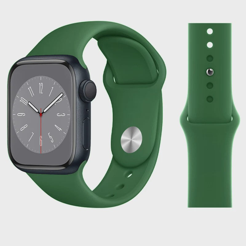 Sport Siliconen Bandje voor Apple Watch 38-49mm - Serie 1 t/m 11, SE, Ultra