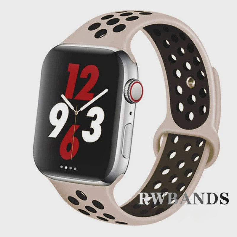 Ademende Sportband voor Apple Watch (38-49mm) - Comfortabele Vervangingsband