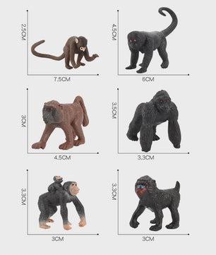 Plastic Dieren Speelgoed Collectie: Zee, Land & Insecten Miniatuur Set voor Kinderen
