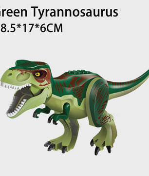 Grote Bouwblok Dinosaurus Speelgoed - Indominus Rex & Tyrannosaurus Rex Modellen