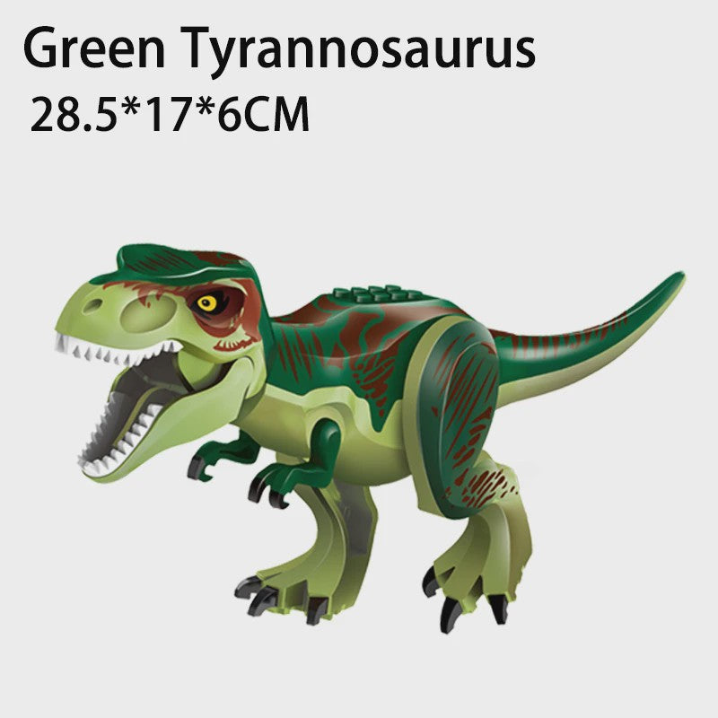 Grote Bouwblok Dinosaurus Speelgoed - Indominus Rex & Tyrannosaurus Rex Modellen
