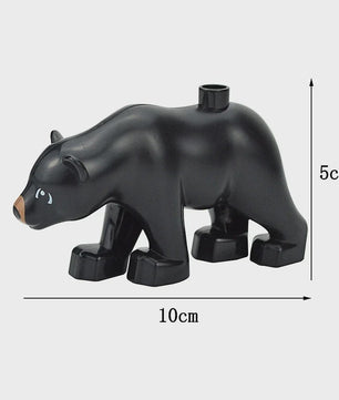 Grote Bouwstenen Dierenpark & Boerderij Figuren - Compatibel met Duplo