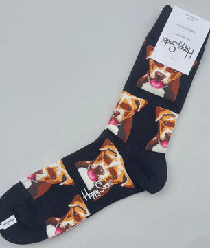 Happy Socks Heren Mid-tube Sokken - Pure Katoen, Klassiek Comfort - Maat 41-46