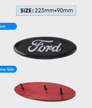 Ford Embleem Stickers - Set van 8 Stuks - Hood, Bonnet & Trunk - Universeel