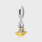 925 Sterling Zilveren Bedel Lucky Cat - Chinees Nieuwjaar & Japanse Stijl Hanger voor Dames Armbanden & Kettingen