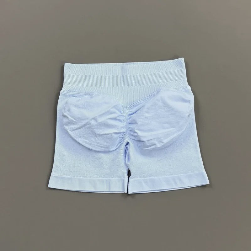 HISTELLO Seamless Biker Shorts Dames - Low Waist Scrunch Butt voor Fitness & Yoga